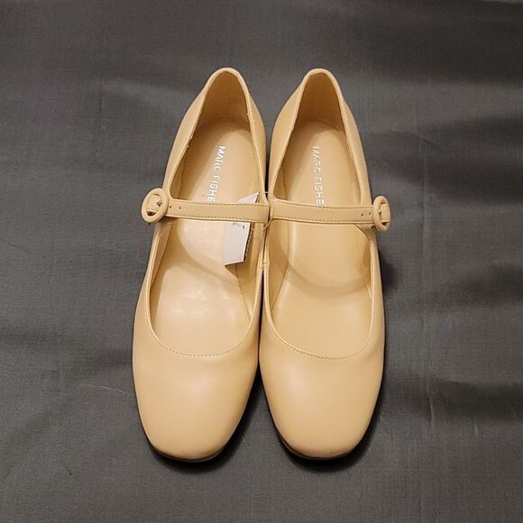 BRAND NEW  MARC MARY JANE CHUNKY LOW  HEEL ROUND TOE ANKLE STRAP FLATS - Picture 3 of 16